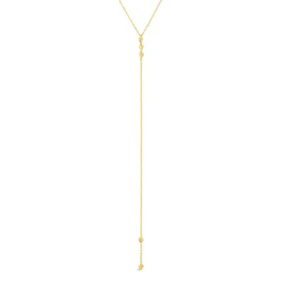 Little hearts lariat necklace
