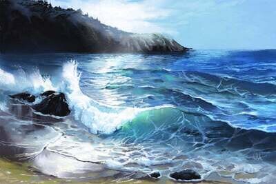 THE ANCHOR BAY - Paint by Numbers Art