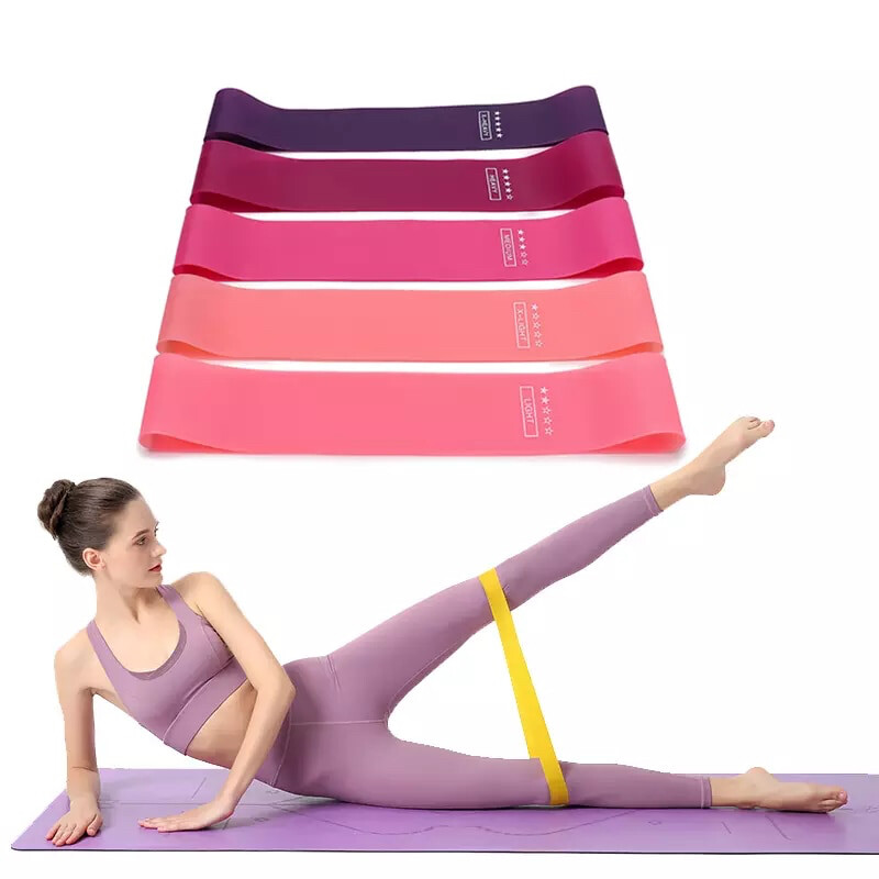 Elastic Rubber Resistance Bands Yoga