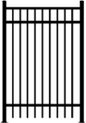 48" x 48" Straight Top Gate — Gate Special — Picket Bottom