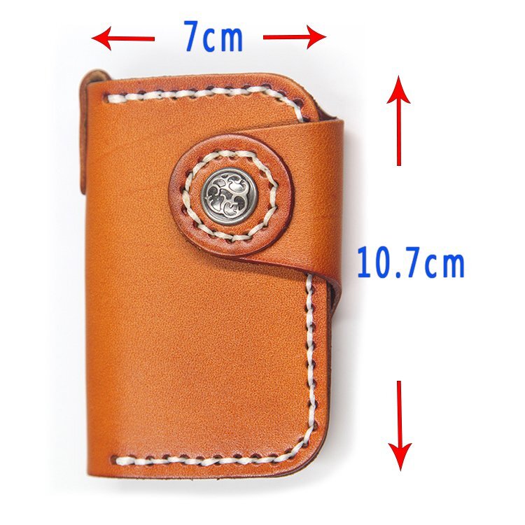 優質牛皮鎖匙扣 (內卡槽)