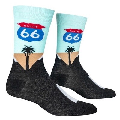 Route 66 - Mens Crew Folded