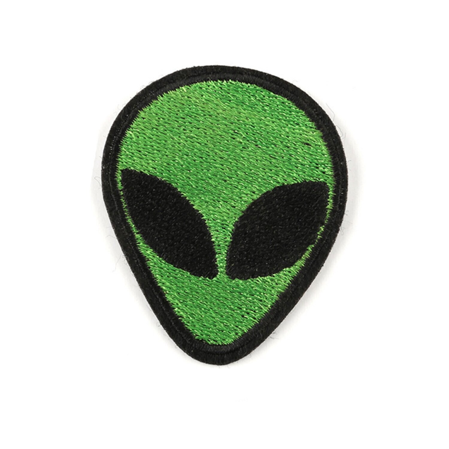 Green Alien Embroider Patch