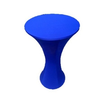 Bar leaner cover - blue - lycra