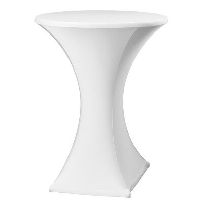 Bar leaner cover - white - lycra