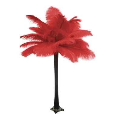 Feather plume - Red