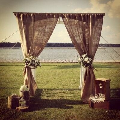 Curtains - hessian (set of 2)