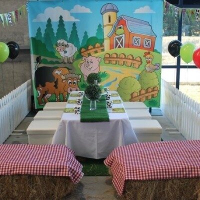 Backdrop - down on the farm (kids)