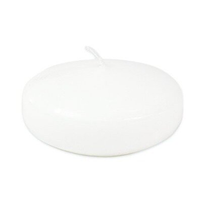 Floating candle discs - white