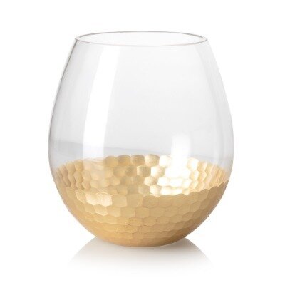 Hurricane cup; gold-dipped - small