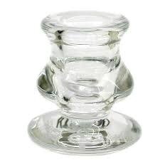 Candle holder - glass dinner candle