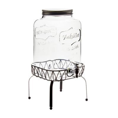 Drink dispenser - square (with stand)