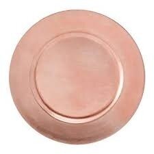Charger plate - rose gold 33cm