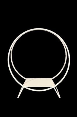 Cake stand - circular white