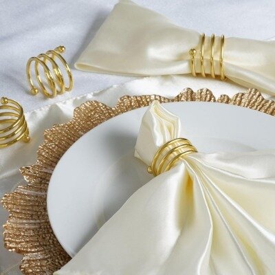 Spiral Napkin Ring - Gold