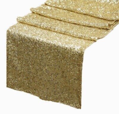 Runner; gold sequin (2.7mL x 30cmW)