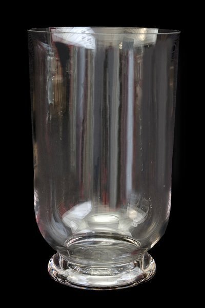 Hurricane vase; large