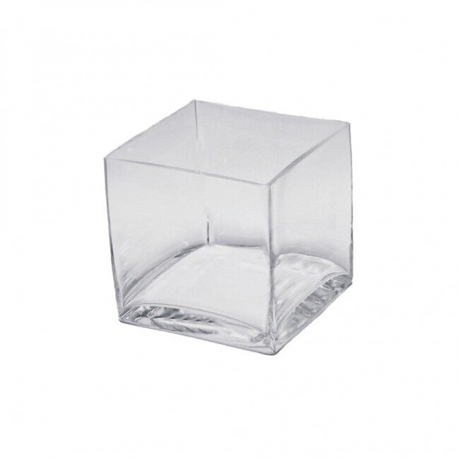 Cube vase - glass large