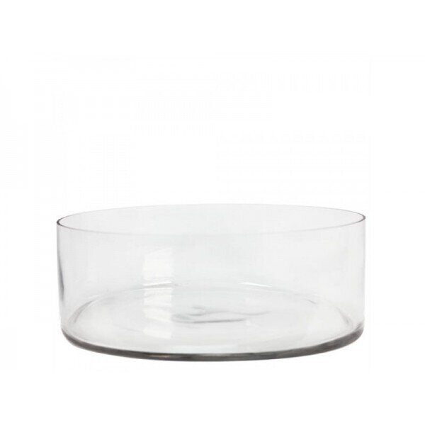 Float bowl; glass (10cmH x 25cmW)