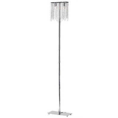 Lamp; crystal floor standing