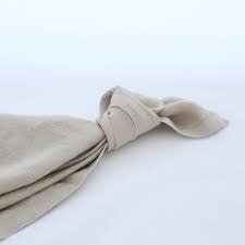 Napkin; premium linen - natural (45cmx45cm)