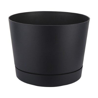 Pot - black taper matte