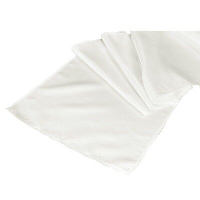 Runner, satin - white