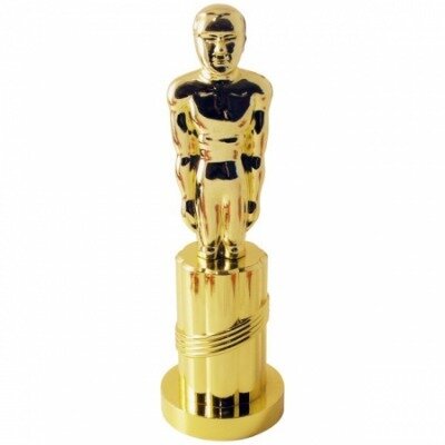 Awards statue - gold plastic