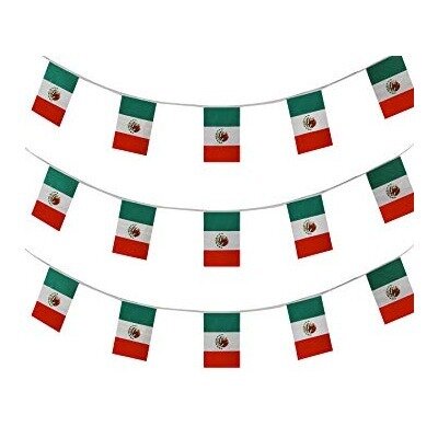 Mexican bunting flag - 18m