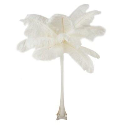 Feather plume - White
