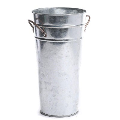 Flower pot; tin w/ insert