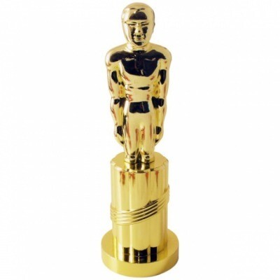 Awards statue - gold plastic