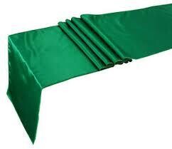 Runner, satin - green