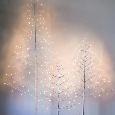 Twinkle LED Christmas Tree (freestanding); champagne fairy lights - LARGE