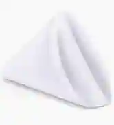 Napkin; polyester - white