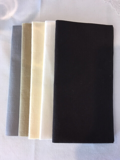 Napkin - linstyle (black; biscuit; grey; cocoa and cream)