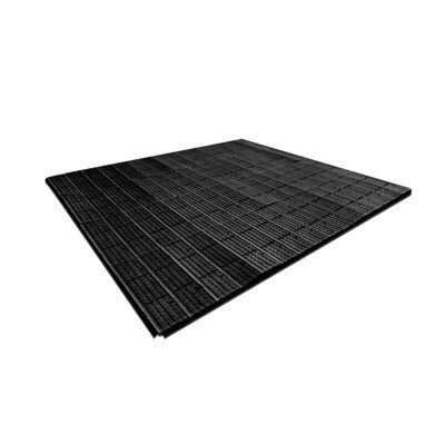 Flooring; black (per sqm) - includes installation and removal