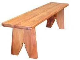 Bench seat - wooden - 2.4m long