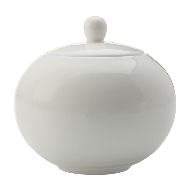 Bowl - small white - with lid (comes empty)