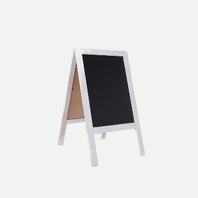 Blackboard - white - double sided (freestanding)
