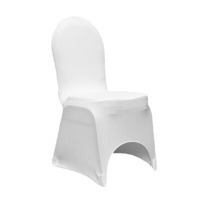 Chair cover - lycra - white