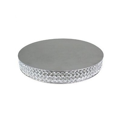 Cake stand - large round crystal 50cm
