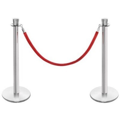 Stanchion velvet ropes; Red (1.2mL)