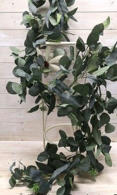 Garland; blue gum 1.8m - SILK