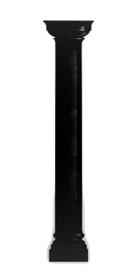Plinth; black 2.2m