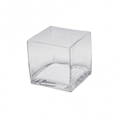 Cube vase - glass small