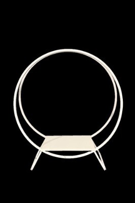 Cake stand - circular white