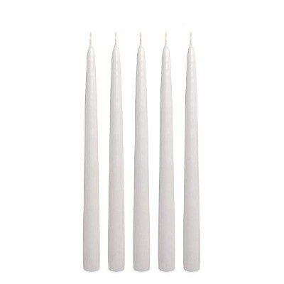 Dinner candle; straight - white (6 hour burning time)