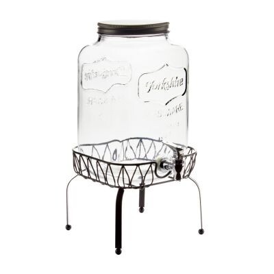 Drink dispenser - square (with stand)