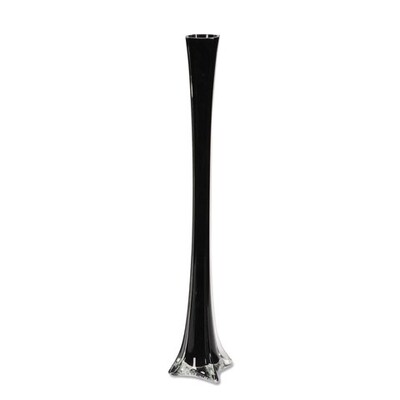 Eiffel tower vase; black 60cm